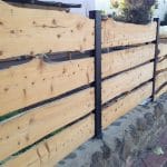 גדר מעץ גושני