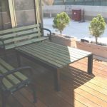 שולחן עץ בסיס ברזל דגם 1