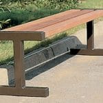 ספסל דגם טימבר ללא משענת