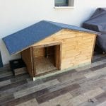 מלונה לכלב מעץ דגם בנדה 1