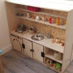 מטבח עץ לילדים דגם #4