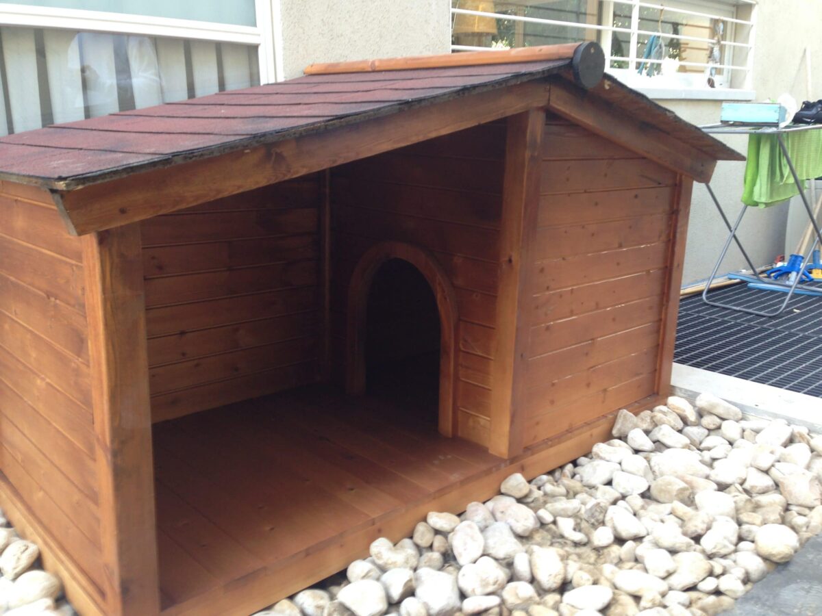 ⁦מלונה לכלב מעץ דגם BEN1⁩ – תמונה ⁦3⁩