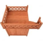 ⁦מלונה לכלב מעץ דגם PAW1⁩ – תמונה ⁦3⁩