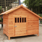 מלונה לכלב מעץ דגם קורונה 1