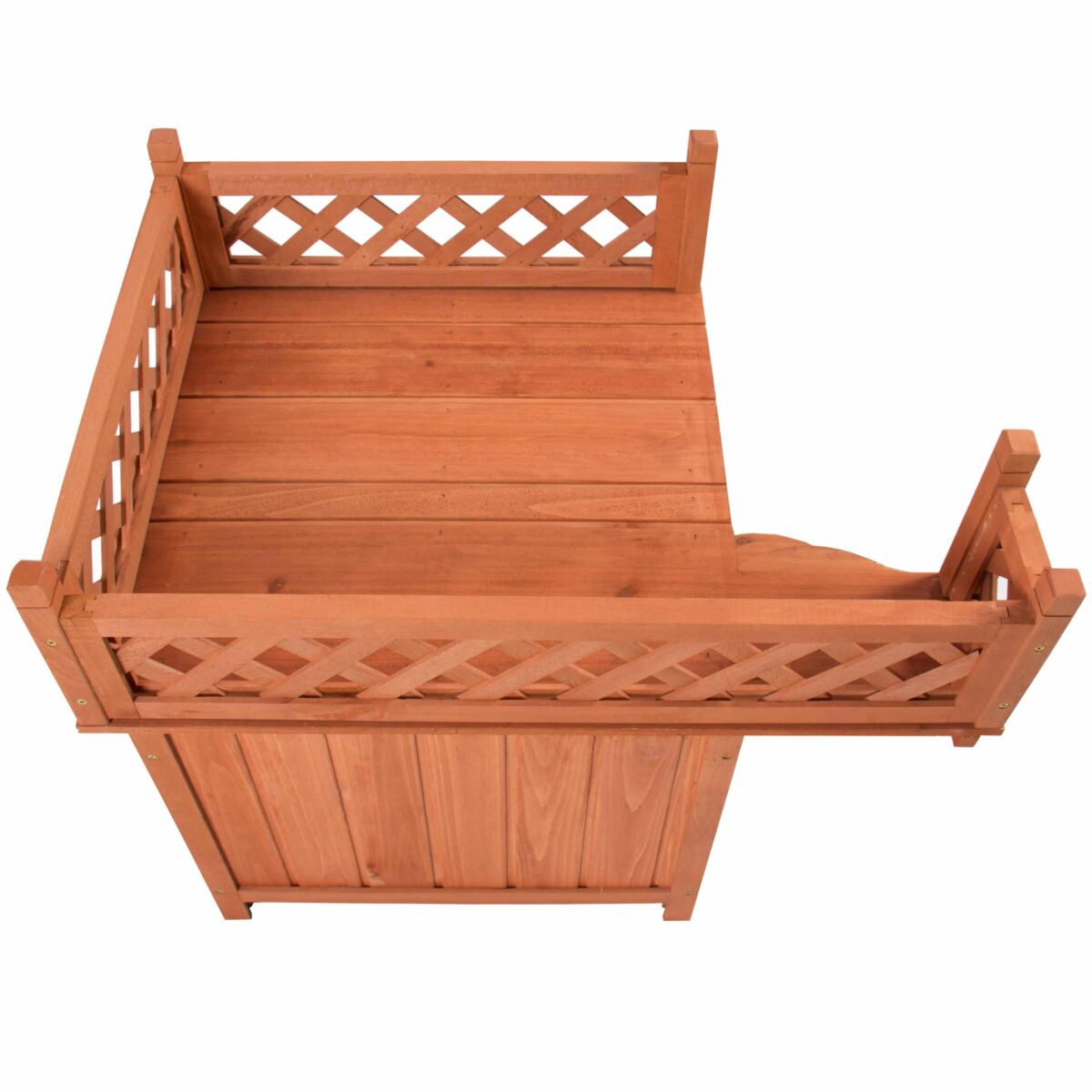 ⁦מלונה לכלב מעץ דגם PAW1⁩ – תמונה ⁦3⁩