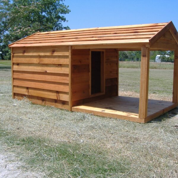 מלונה לכלב גדול מעץ 25