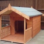 מלונה לכלב מעץ 22