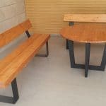 ספסל דגם דרור עם משענת