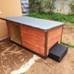 מלונה לכלב מעץ דגם פז 1