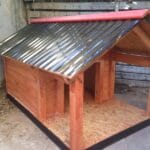 מלונה לכלב מעץ דגם הב הב 1