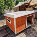 מלונה לכלב מעץ דגם ברי 1