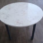 שולחן שיש עגול